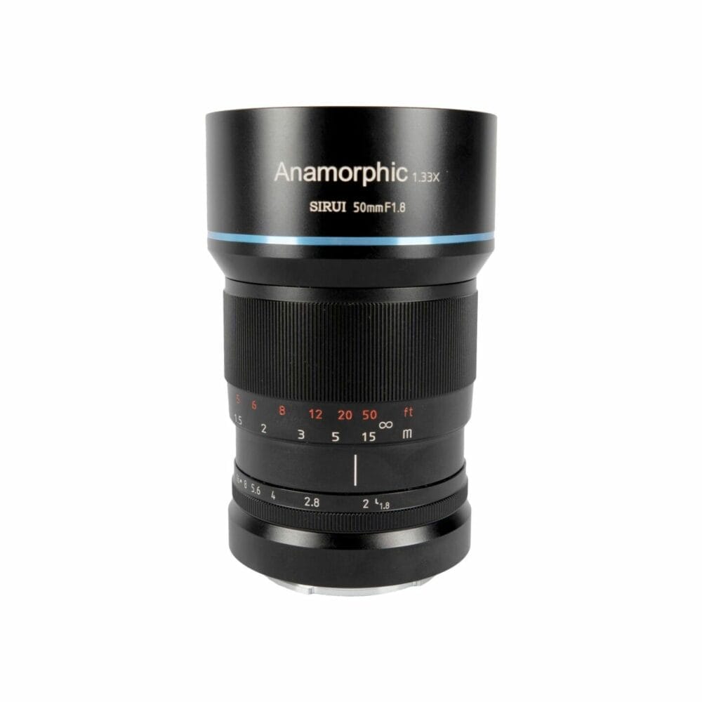43マウントSIRUI 50mm F1.8 Anamorphic lens 1.33X