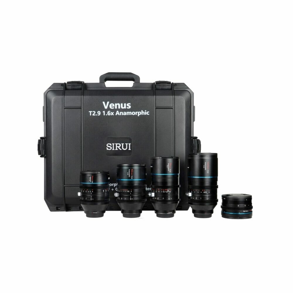 Sirui Venus T2.9 Anamorphic 4 Lens Kit with 1.25x Adapter