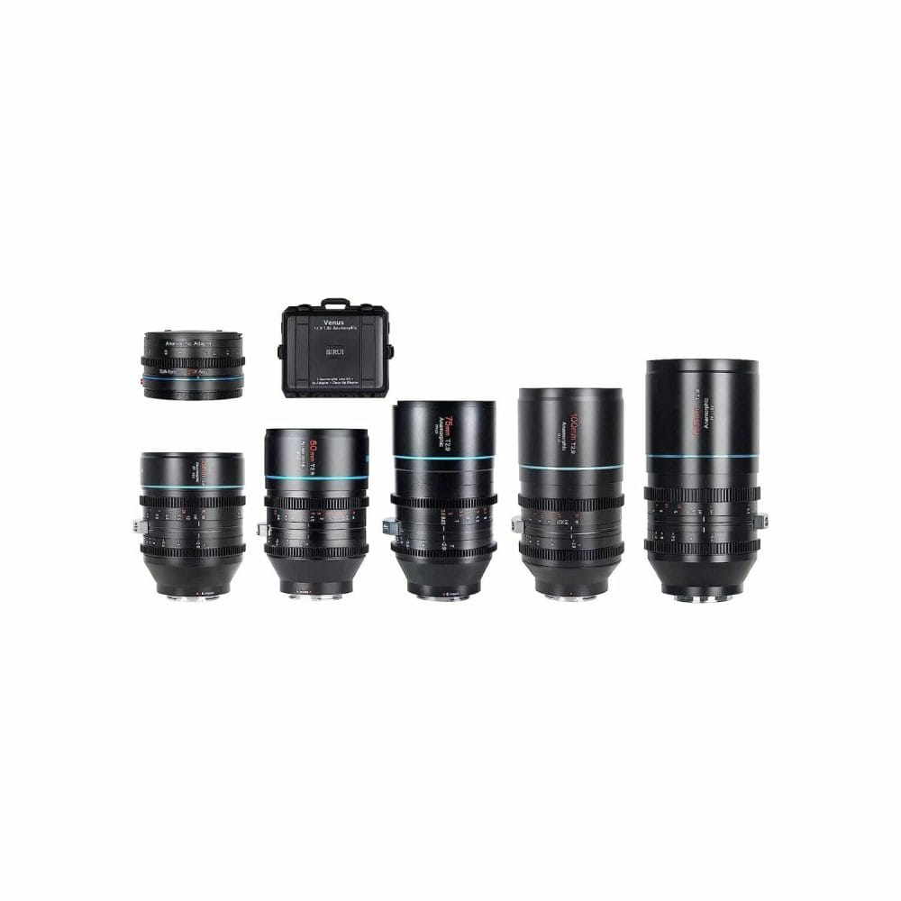Sirui Venus T2.9 Anamorphic 5 Lens Kit with 1.25x Adapter Online Buy Mumbai India 1