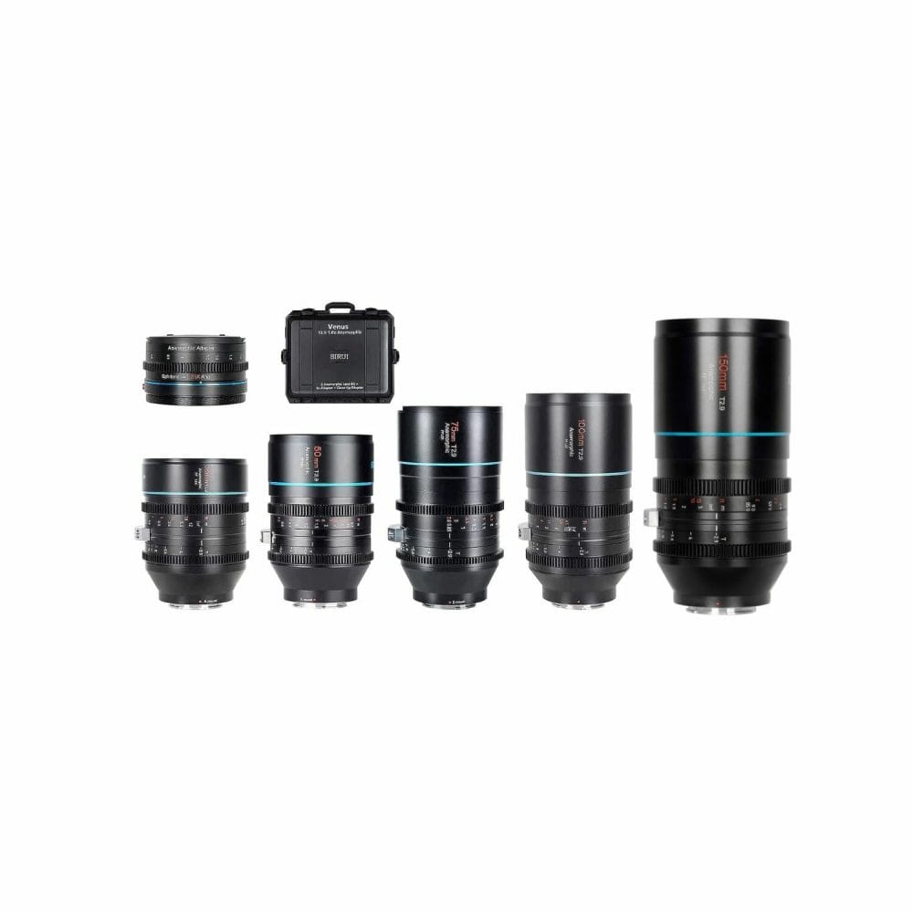 Sirui Venus T2.9 Anamorphic 5 Lens Kit with 1.25x Adapter Online Buy Mumbai India 1